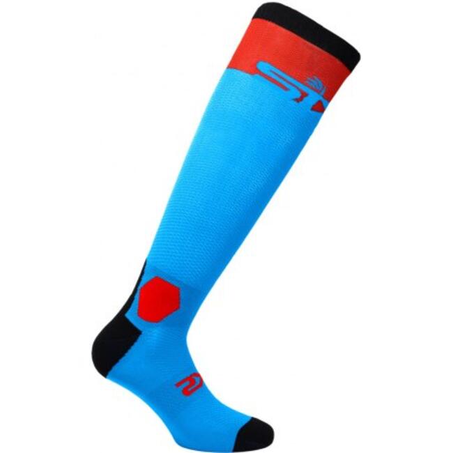 Calze Da Moto Turquoise/red Six2 Unisex